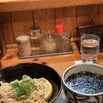 中華蕎麦 春馬 - 限定海苔だく塩つけそば700円