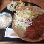 とんかつ桂 - 少なめご飯と上ヒレカツ