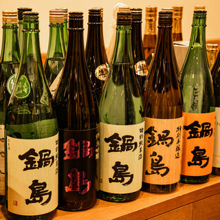 从全国各地严选的日本酒种类丰富!与料理的搭配也很不错◎
