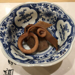 天麩羅 やぎ - 烏賊と里芋の煮物。ほっこりする。