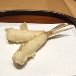 天麩羅 四季彩 村松 - 超大ぶりのメゴチ