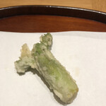 天麩羅 四季彩 村松 - 春の力を頂くタラの芽