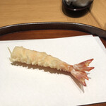 天麩羅 四季彩 村松 - 甘味が強烈なさいまき海老　第2弾