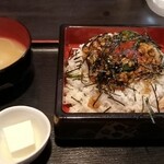 幸楽 - 三姉妹重ね丼