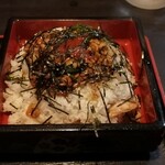 幸楽 - 三姉妹重ね丼