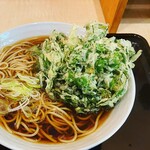 田そば - 天ぷらそば(春菊)
      ¥560