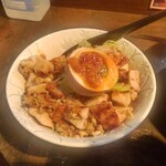 らーめん 鶏喰 - 味玉 ラー油のせ