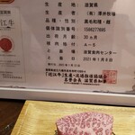 代々木上原 鉄板焼 Note - 近江牛ヒレステーキ(100g)5,200円