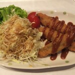 食卓 緑 - ししゃもフライ(2021.03.05)
