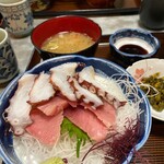 い志い食堂 - タコ刺身定食