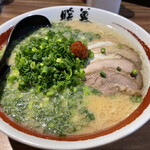 ラーメン暖暮 - ラーメン＋ねぎ増し