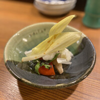 ひきざんたしざん - 新玉ねぎドレッシングのサラダ