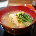 天ぷら 正心庵 - あら汁