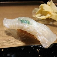 大阪 京橋 鮨 黒潮海閤 - ひらめ