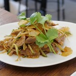 大衆スタンド 東野田四丁目 - 砂ずりのピリ辛和え