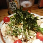 Kabutoya - 豆腐サラダ。
                        沢山豆腐入ってる～(*´∀｀)