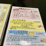 市原江戸銀 - メニュー