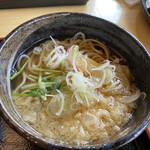 蕎麦 天ぷら 結庵 - 2021年3月。セットのミニ花そば。