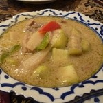 ライ・タイ - 2012.09　鶏肉のグリーンカレー（ゲーンイキアオワーンガイ）