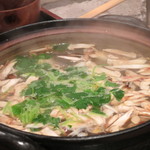 柳家 - 天然鮎と松茸の雑炊