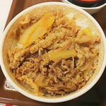 Sukiya - 牛丼並あさり汁セット(アップ)