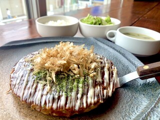 鉄板焼ステーキ&お好み焼き 響 - 豚玉定食