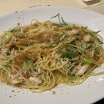 ラ・ベットラ・ダ・オチアイ - 九条ネギとカラスミのパスタ大盛り