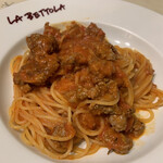 ラ・ベットラ・ダ・オチアイ - 仔羊とカラブリア産唐辛子のラグーソーススパゲティ