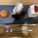 アトリエ kuko - ケーキ2個セット（ガトーショコラとショートケーキ）