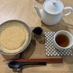アトリエ kuko - わらび餅（温）とほうじ茶