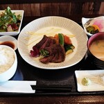 食堂 コション - A4近江牛ランプステーキ定食