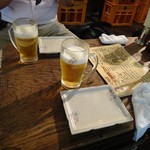 赤羽 トロ函 - まずは生ビール!!
