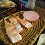 赤羽 トロ函 - トロサーモンとロースハム