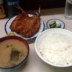 大岩 - アジフライ定食