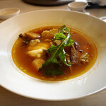 オーガニックグリル鵠沼海岸 - アンコウのブイヤベース仕立て