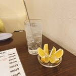 酒・蕎麦 田治 - 生レモンサワー