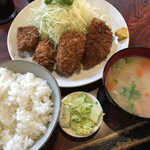 Tonsawa - ♪ミックスフライ定食¥680