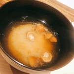 温石 - ナメコと豆腐のお味噌汁
