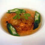 【2012-9】雲丹と人参のムース　ジュレ添え（名称曖昧）