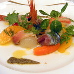 【2012-9】野菜と魚介の冷製（名称曖昧）