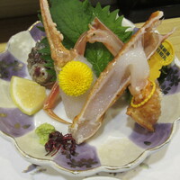 滝の川 - カニ刺し