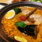 Supu Karee Kubo - チキンと野菜のスープカレー・ココナッツスープ・辛さ４。1200円+税