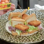 トリワイン ＰＩＫＯＳＨＨＨＵ - がんばれ京橋！！と自家製とりスパムのカツサンド