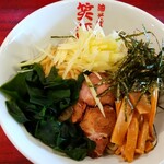 笑麺亭 - 油そば780円+生姜トッピング170円