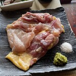 ろばたやき山ろく - 地鶏塩