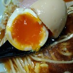 京都 麺屋たけ井 - とろとろの味玉