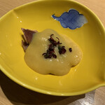 Mikokoroya - ホタルイカとうるいの辛子味噌かけ