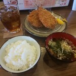 洋食酒楽 Bentornato - アジフライ 850円