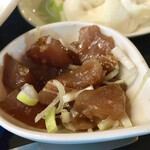 IZAKAYA からそる - こんにゃくと思って口に運んだら‼︎
漬けマグロでした。