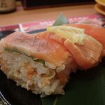 スシロー - 富山鮨し人流 鱒の介寿司300円